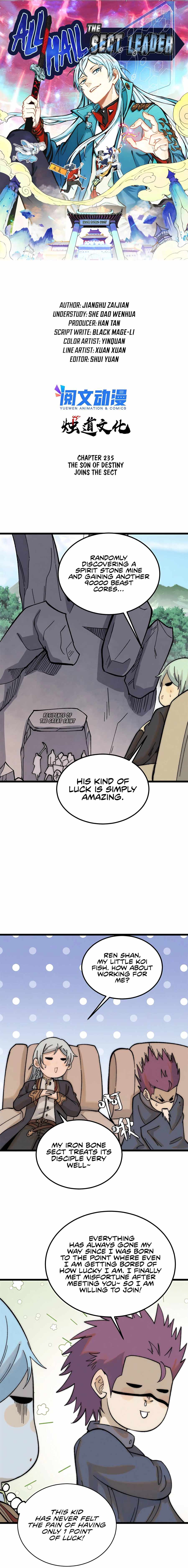 All Hail The Sect Leader Chapter 235 - Halaman 1